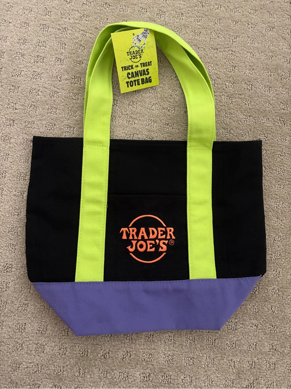 Trader Joe’s mini Halloween Tote Bag
